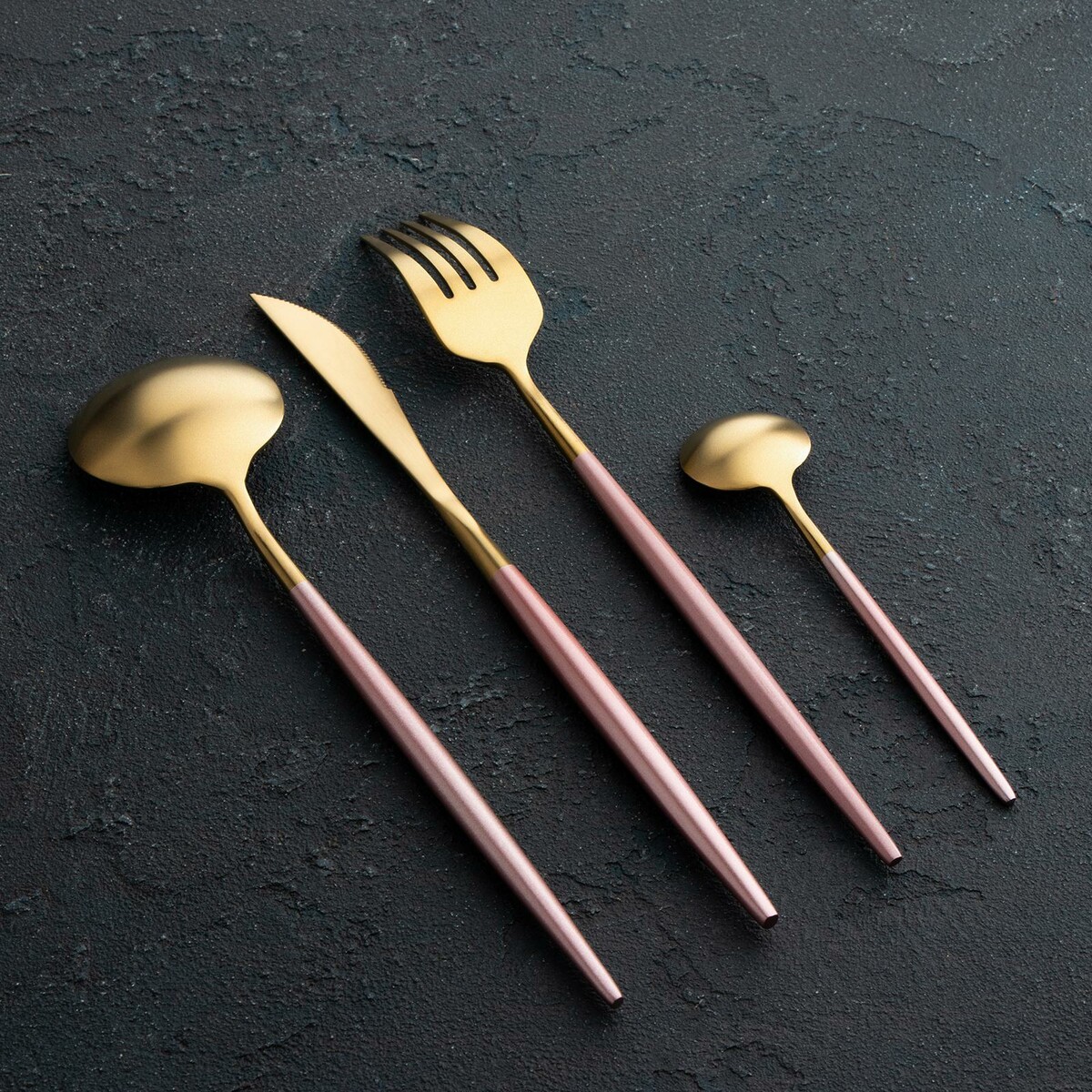 фото Набор столовых приборов из нержавеющей стали magistro