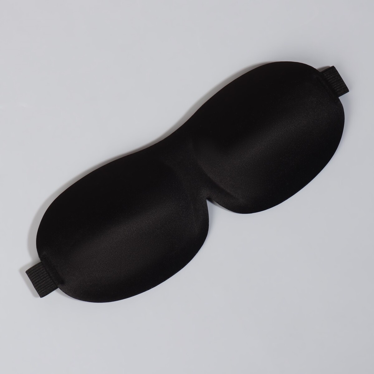 фото Маска для сна 3d, на липучке, 22,5 × 9 см, цвет черный onlitop