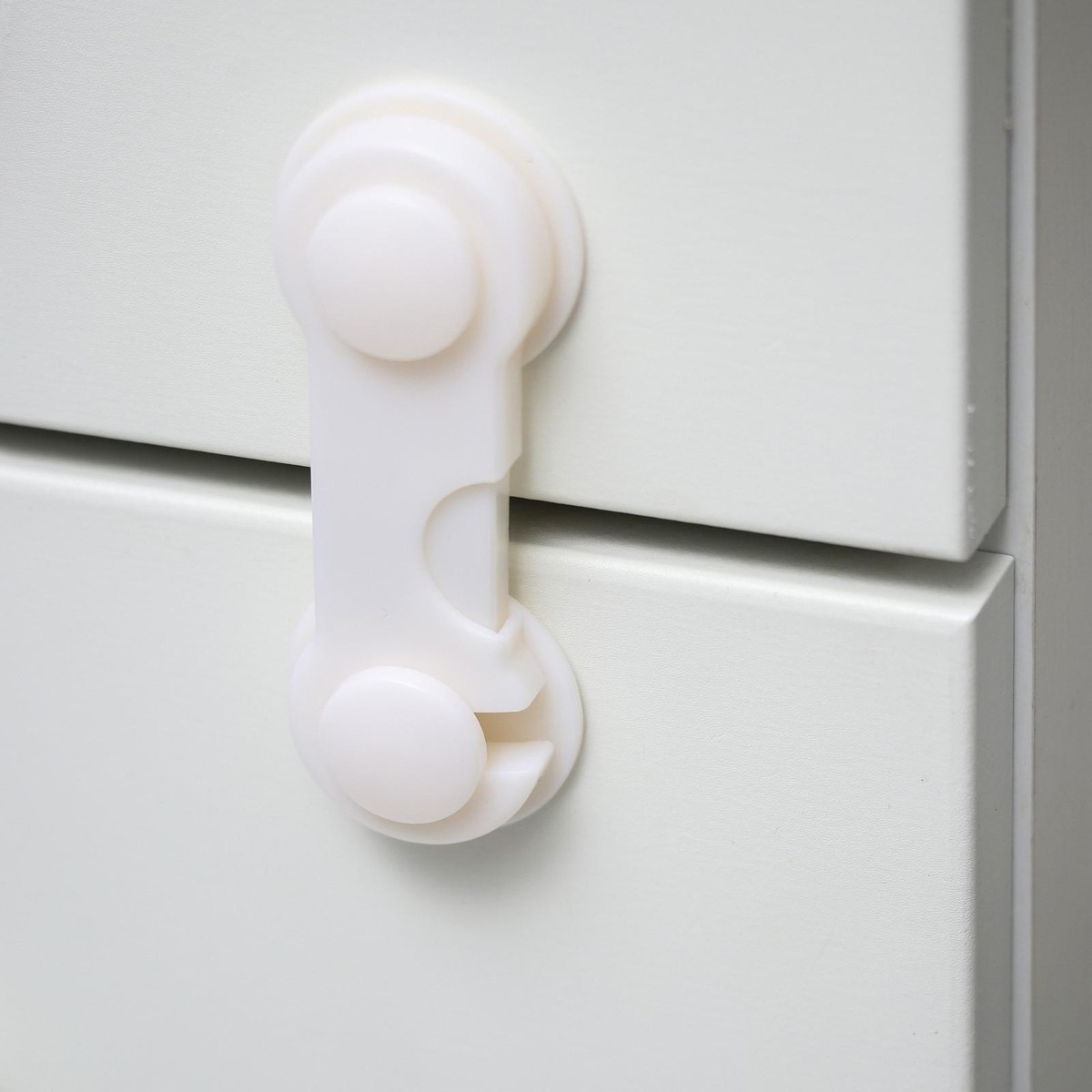 Набор блокираторов для дверей шкафов, 3 шт., цвет белый толкатель tk03 push to open скрытого монтажа для стеклянных дверей