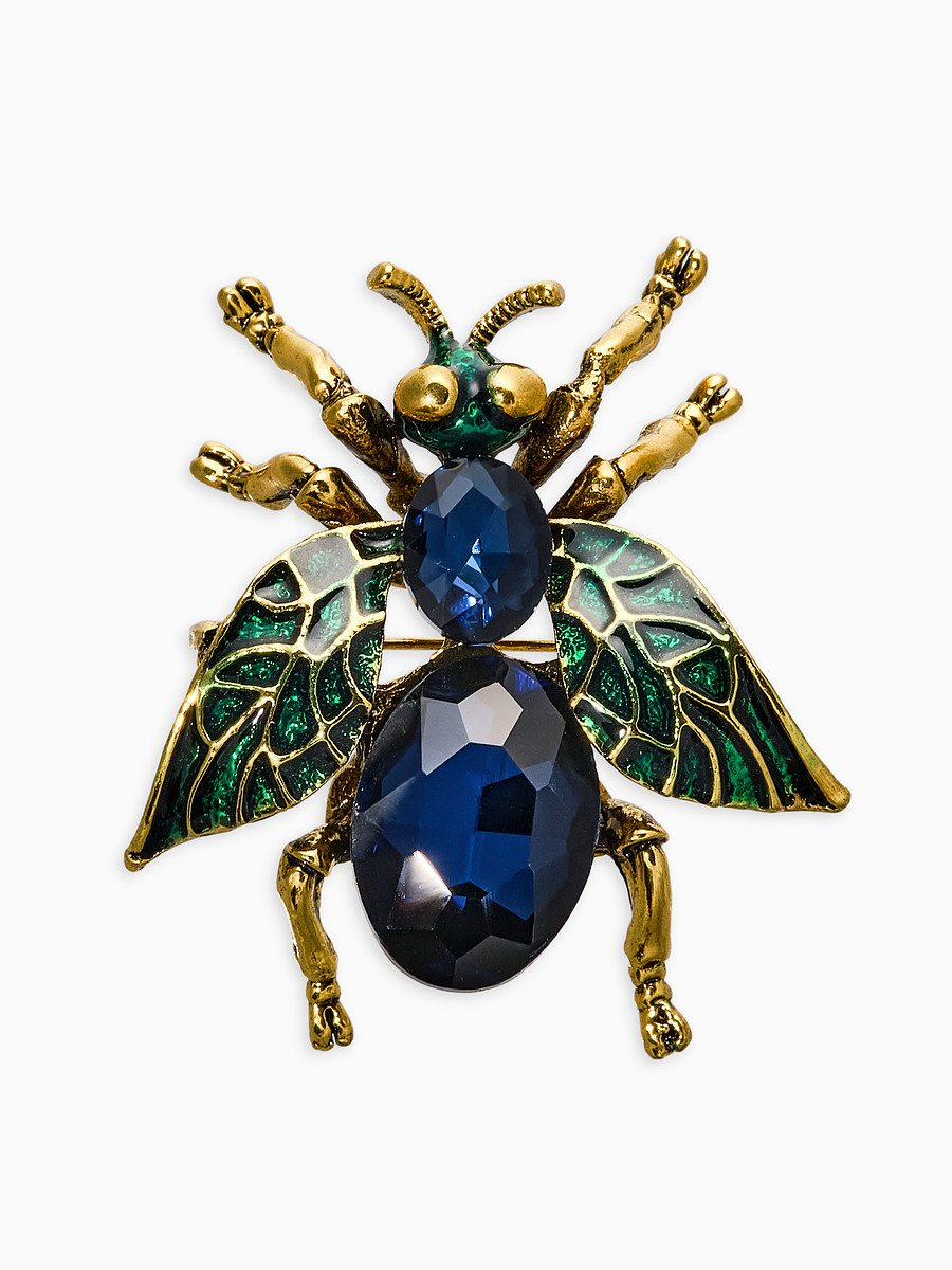 

Брошь, Синий