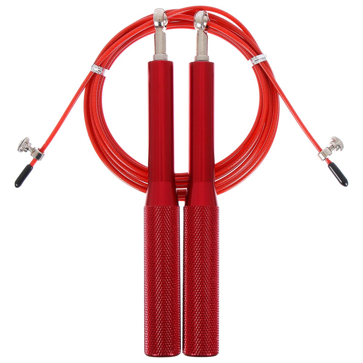 Скоростная скакалка onlytop, 2,8 м, цвет красный скоростная скакалка onlitop workout 3 м в чехле