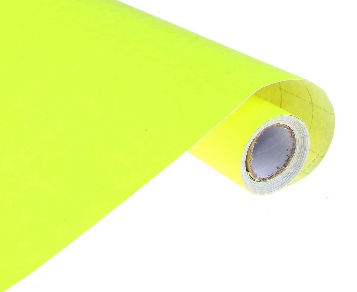 Пленка самоклеящаяся, желтая, 0.45 х 3 м, 8 мкм тяпка 170х50 мм с черенком желтая самозаточная d30 мм пленка сп