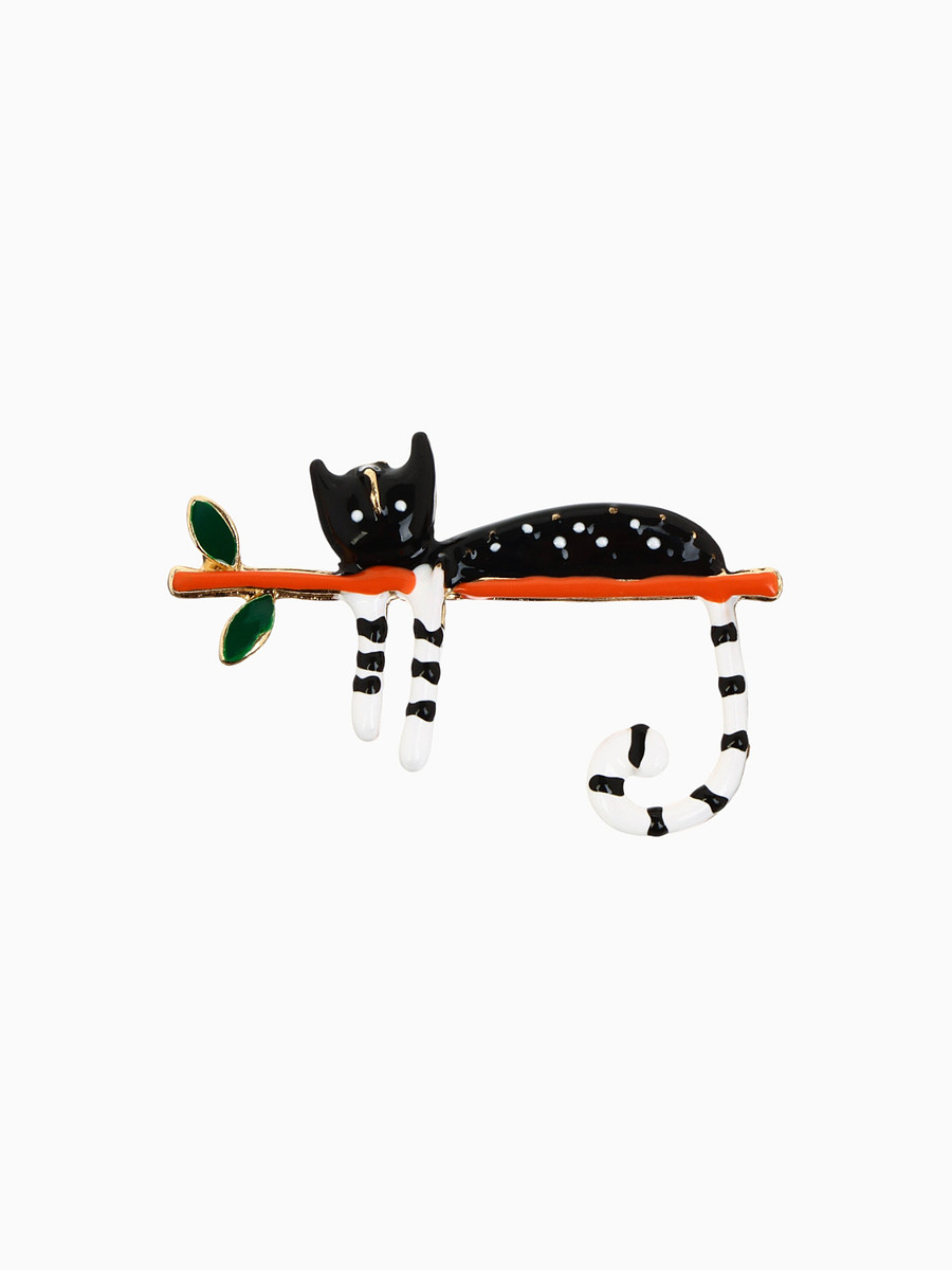 

Брошь, Разноцветный;черный