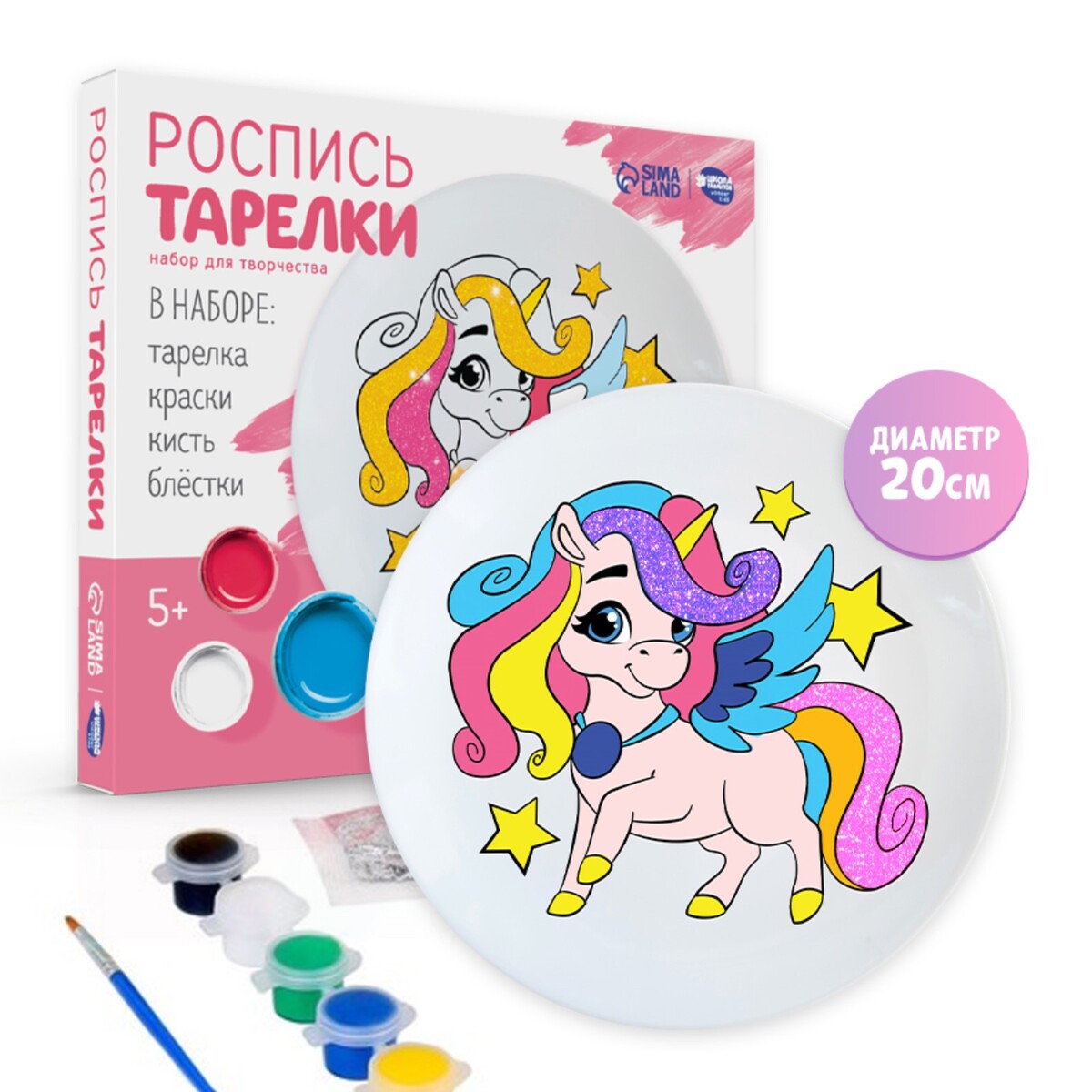 

Набор для творчества. роспись тарелки