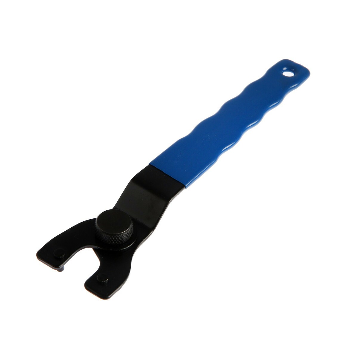 Ключ для ушм тундра, обрезиненная рукоятка, регулируемый 10 - 30 мм крюк для вязки арматуры тундра автоматический обрезиненная рукоятка 250 мм