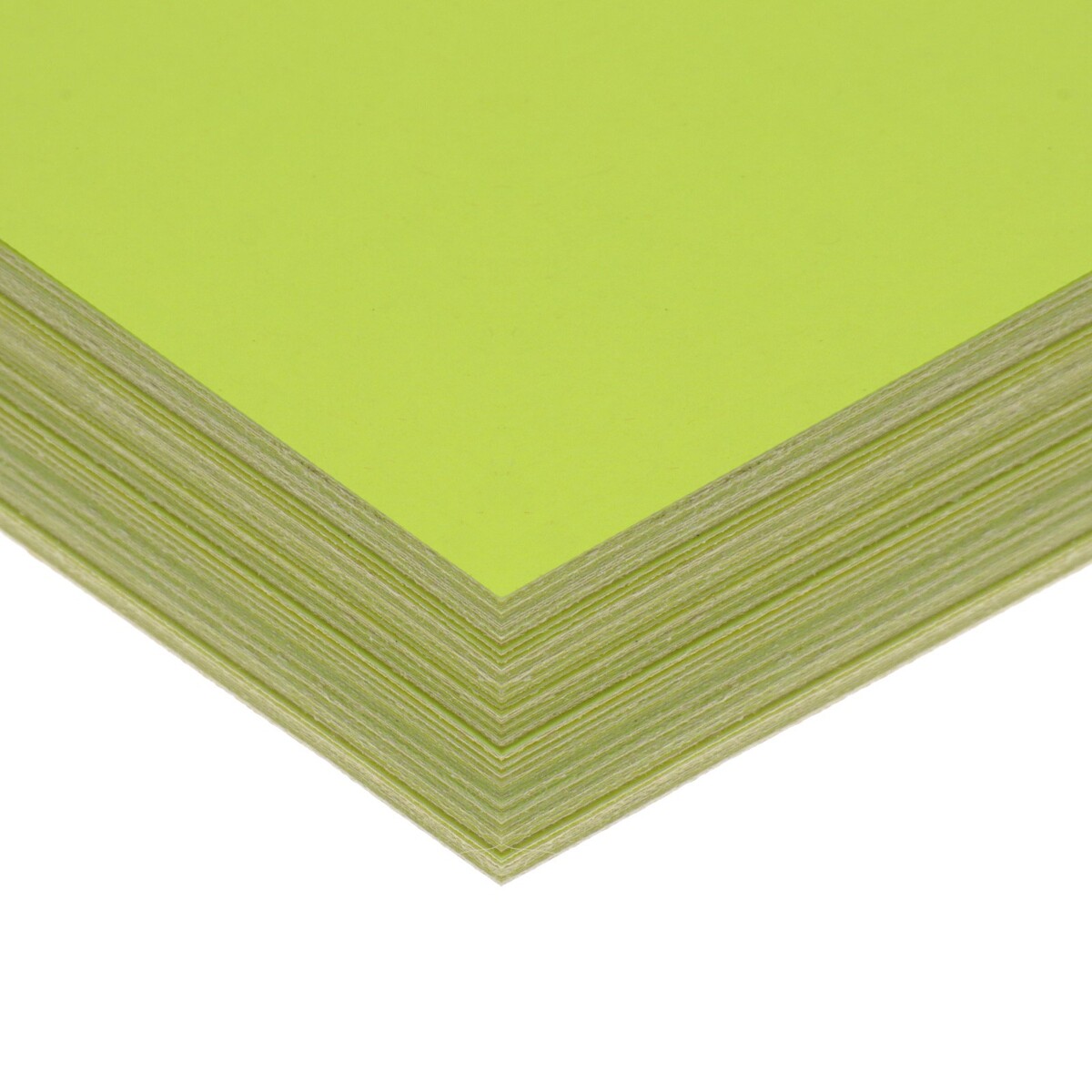 Бумага а4, 100 листов, 80 г/м, самоклеящаяся, флуоресцентная, желтая