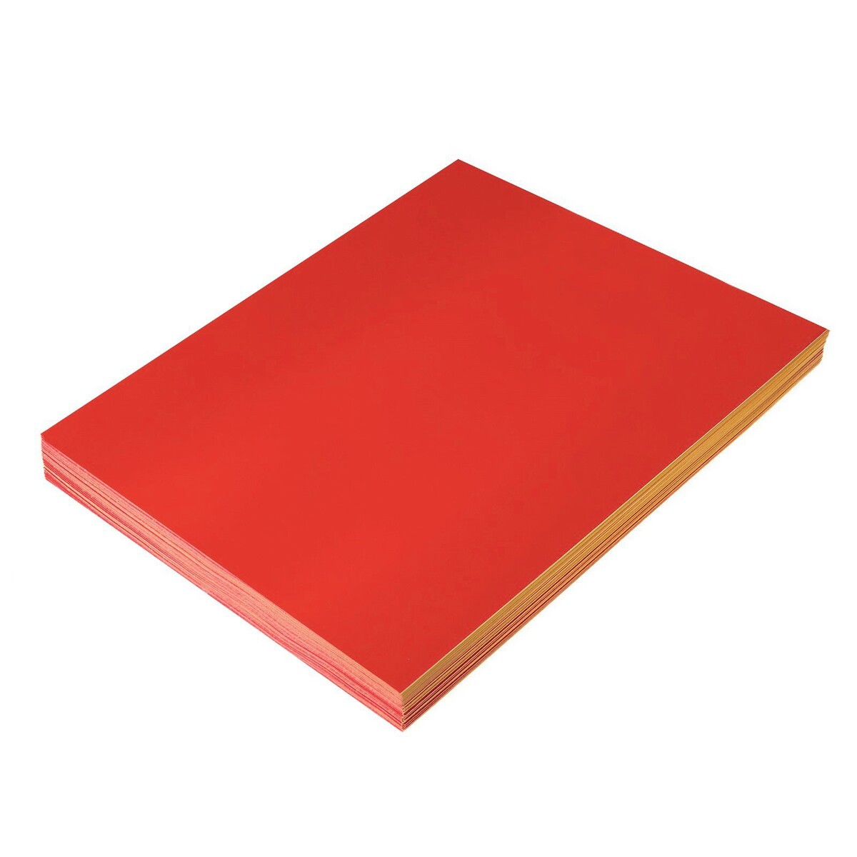 Бумага а4, 100 листов, 80 г/м2, самоклеящаяся, флуоресцентная, красная бумага тонированная а4 100л bvg paper 80г м2 интенсив красная