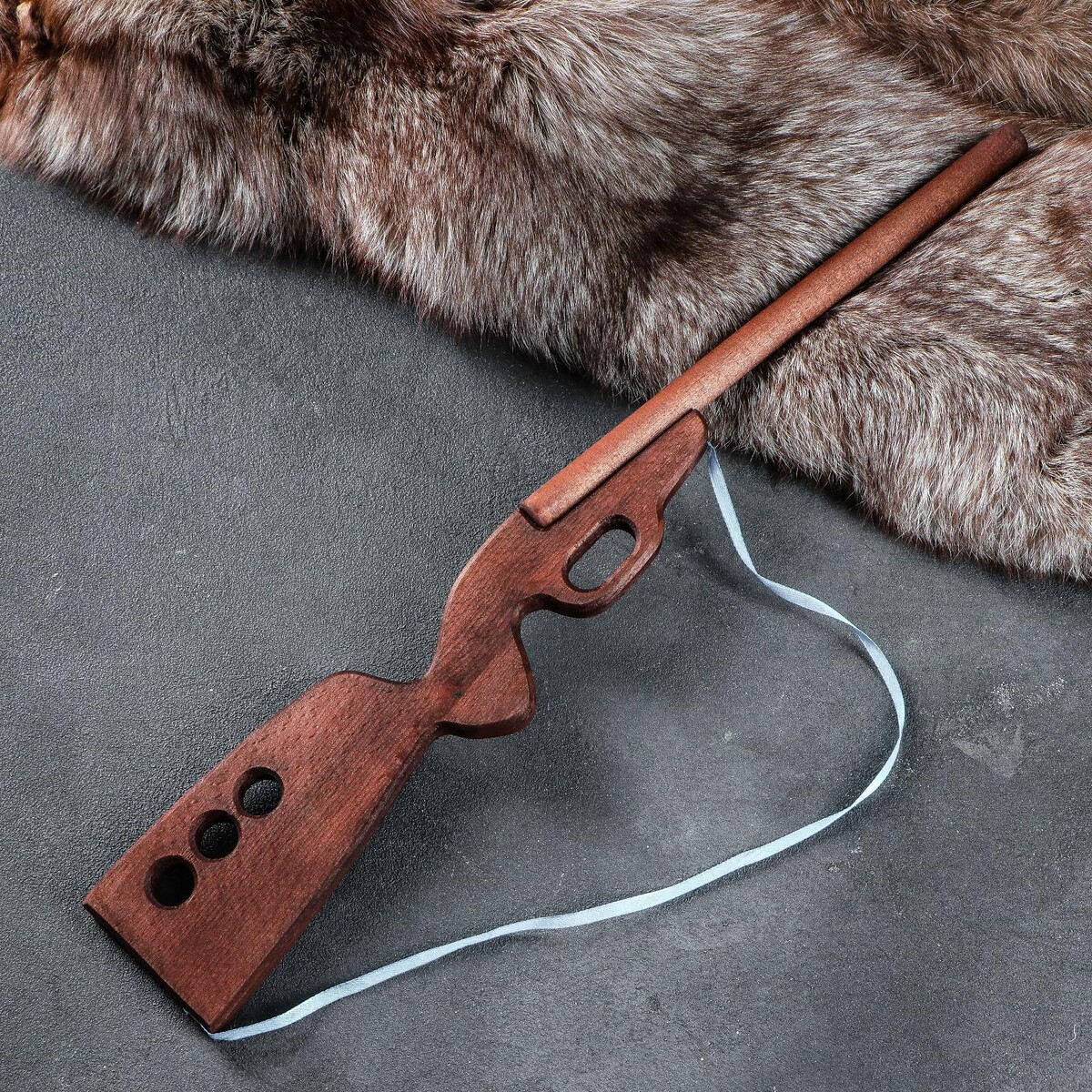 Сувенирное деревянное оружие abtoys ружье охотничье электромеханическое