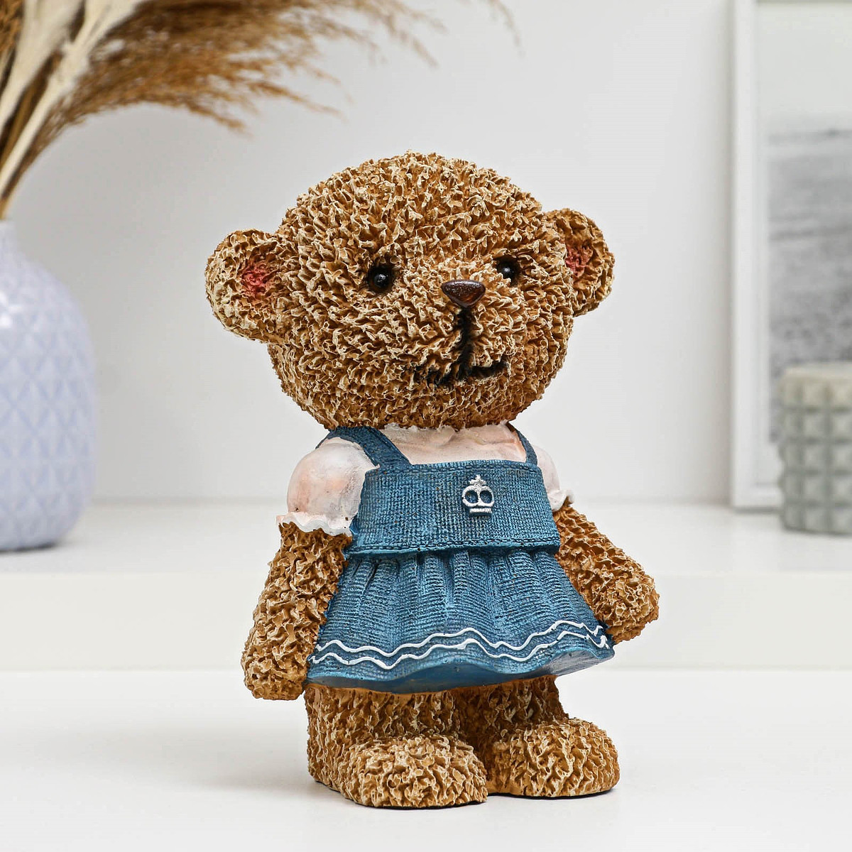 

Копилка для денег, Коричневый;синий