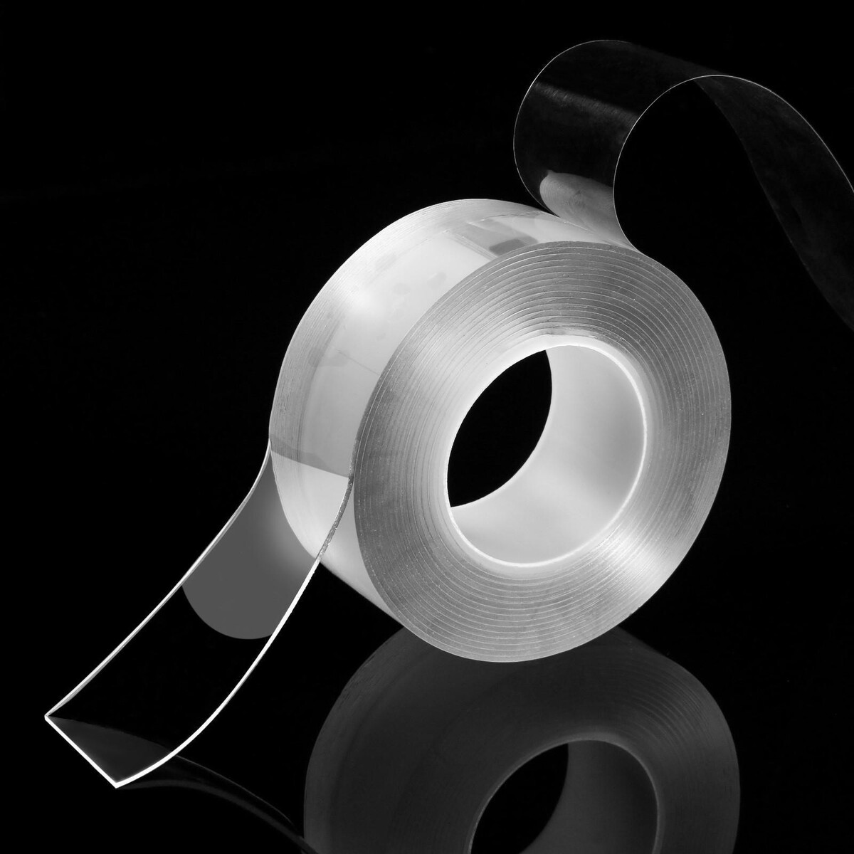 Клейкая нано лента torso, прозрачная, двусторонняя, акриловая 30 мм × 3 м клейкая лента двусторонняя пластик ширина 1 см намотка 20 метров