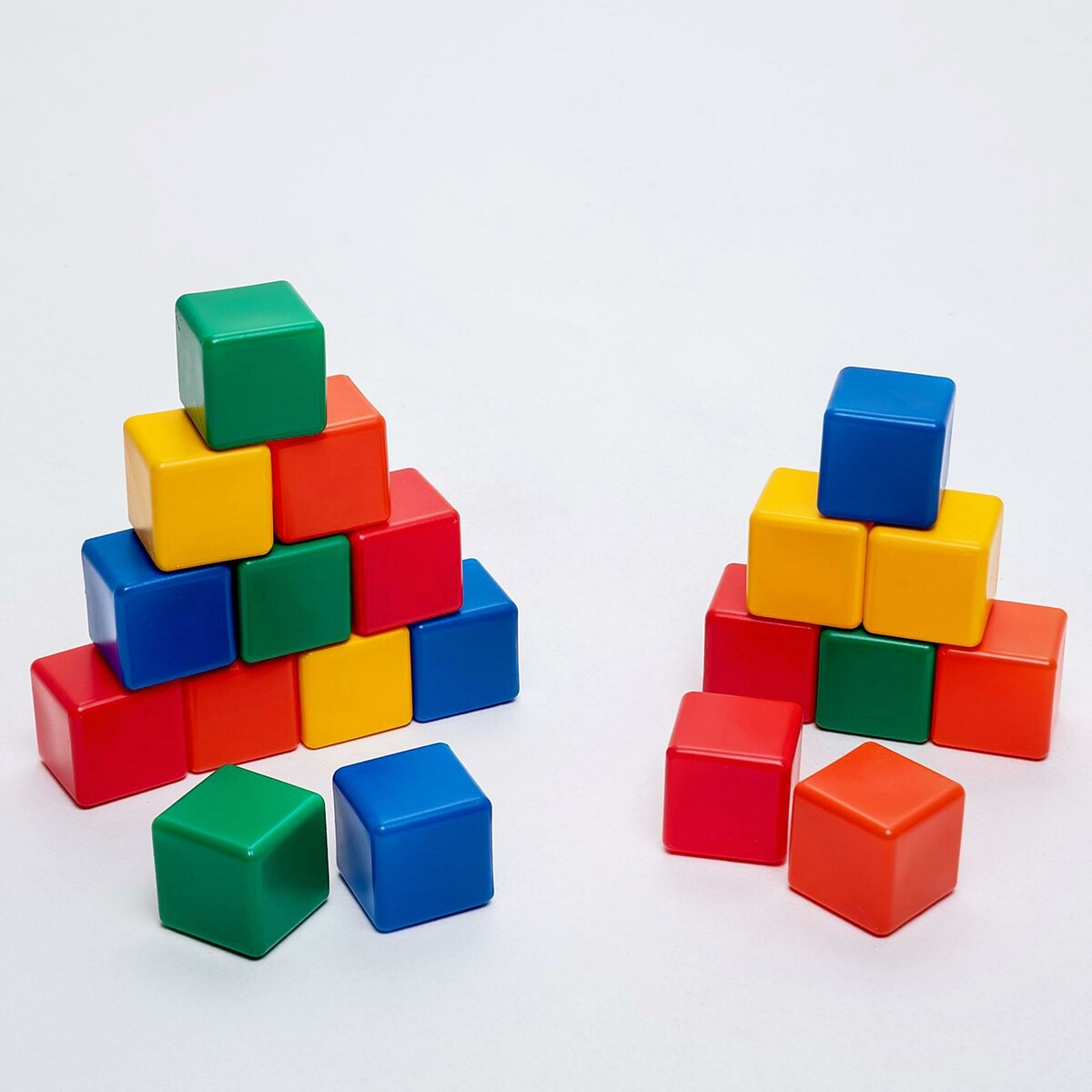 Набор цветных кубиков, 20 штук 6 х 6 см идеальная жизнь