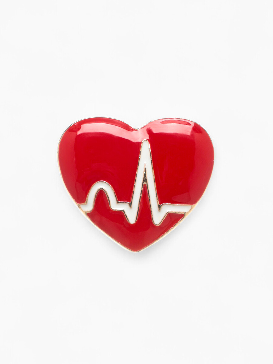 

Брошь, Красный