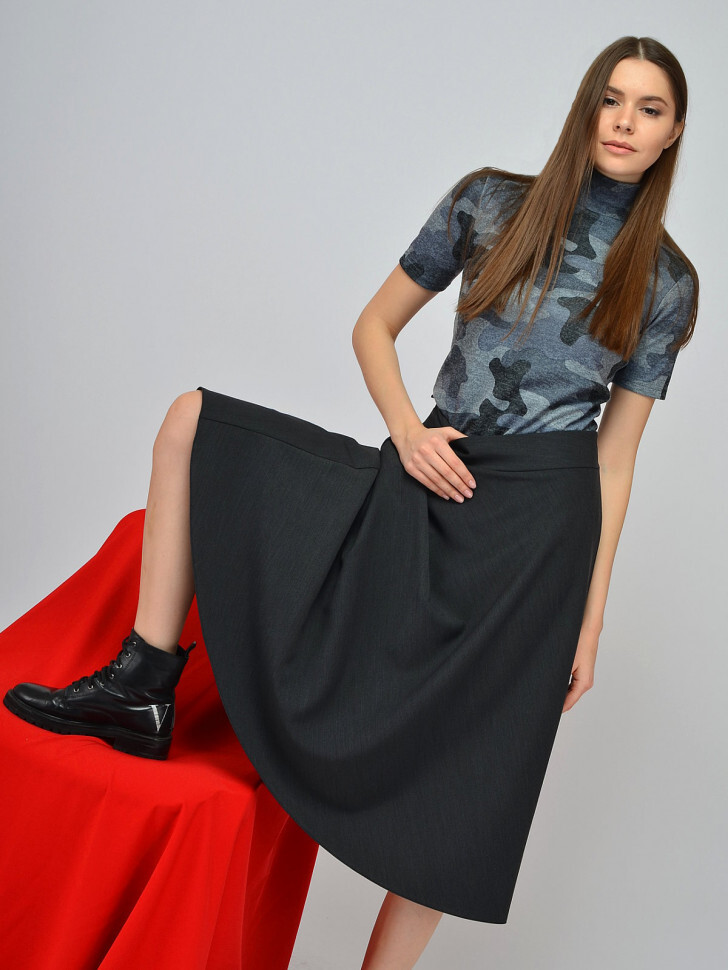 

Юбка, Серый