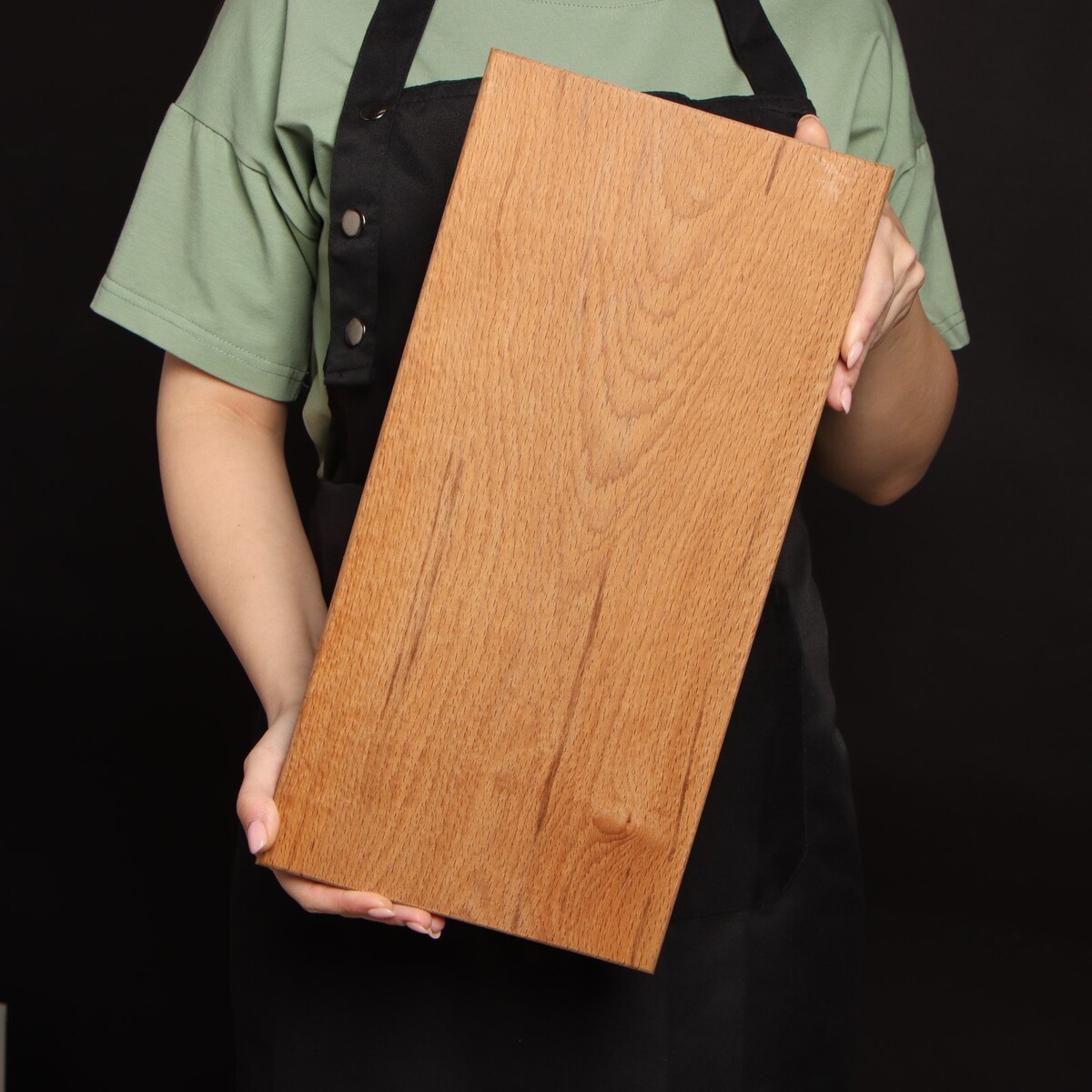 Доска разделочная mаgistrо, цельный массив бука, 40×20×2,2 см вилка деревянная 45 см массив бука