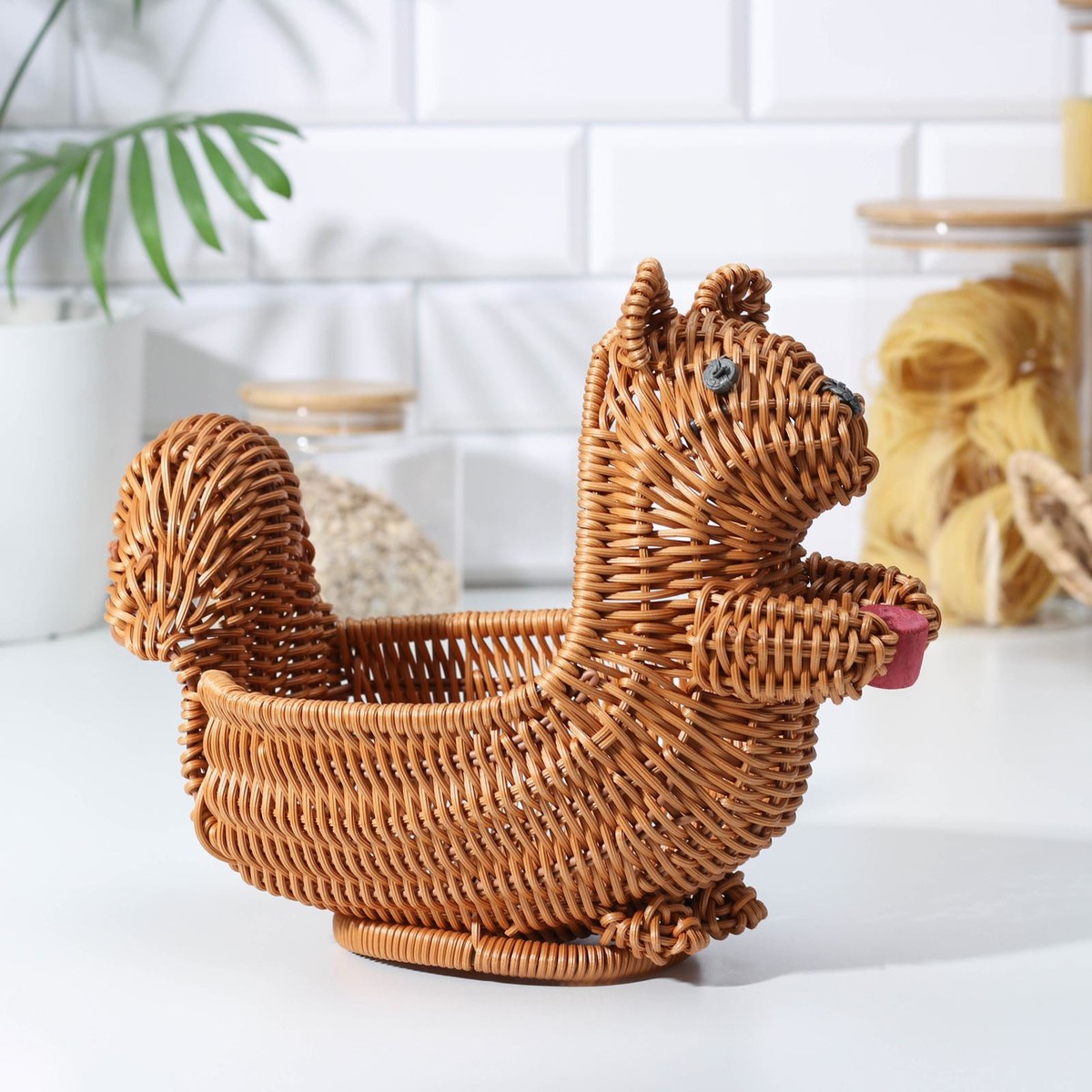 

Корзинка для фруктов и хлеба доляна, Коричневый