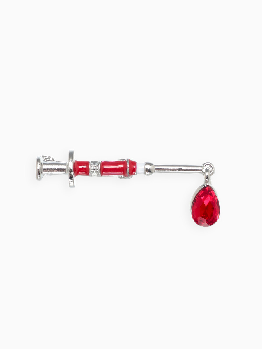 

Брошь, Красный