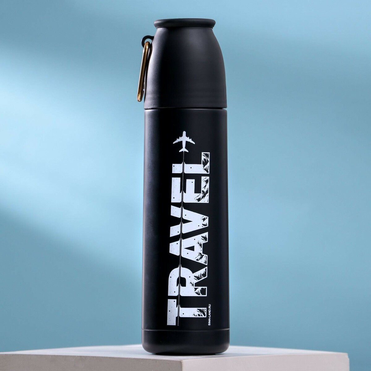 Термос с карабином travel, 500 мл, сохраняет тепло 14 ч Mode Forrest