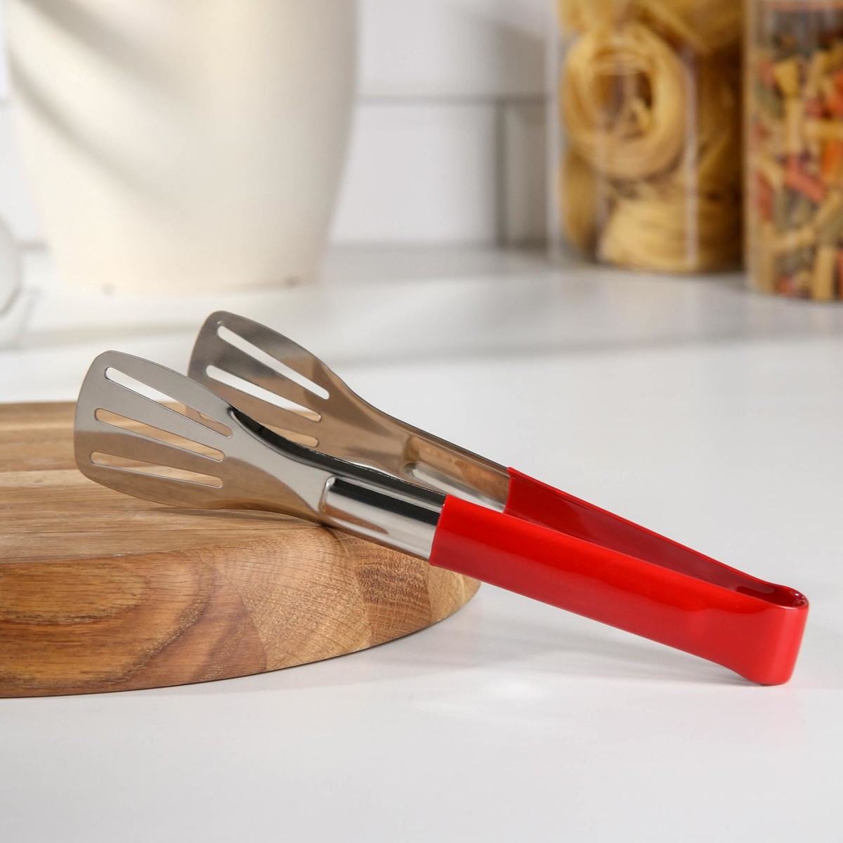 Щипцы кухонные доляна щипцы кухонные доляна краски 27 5×6 5 см 201 сталь красный