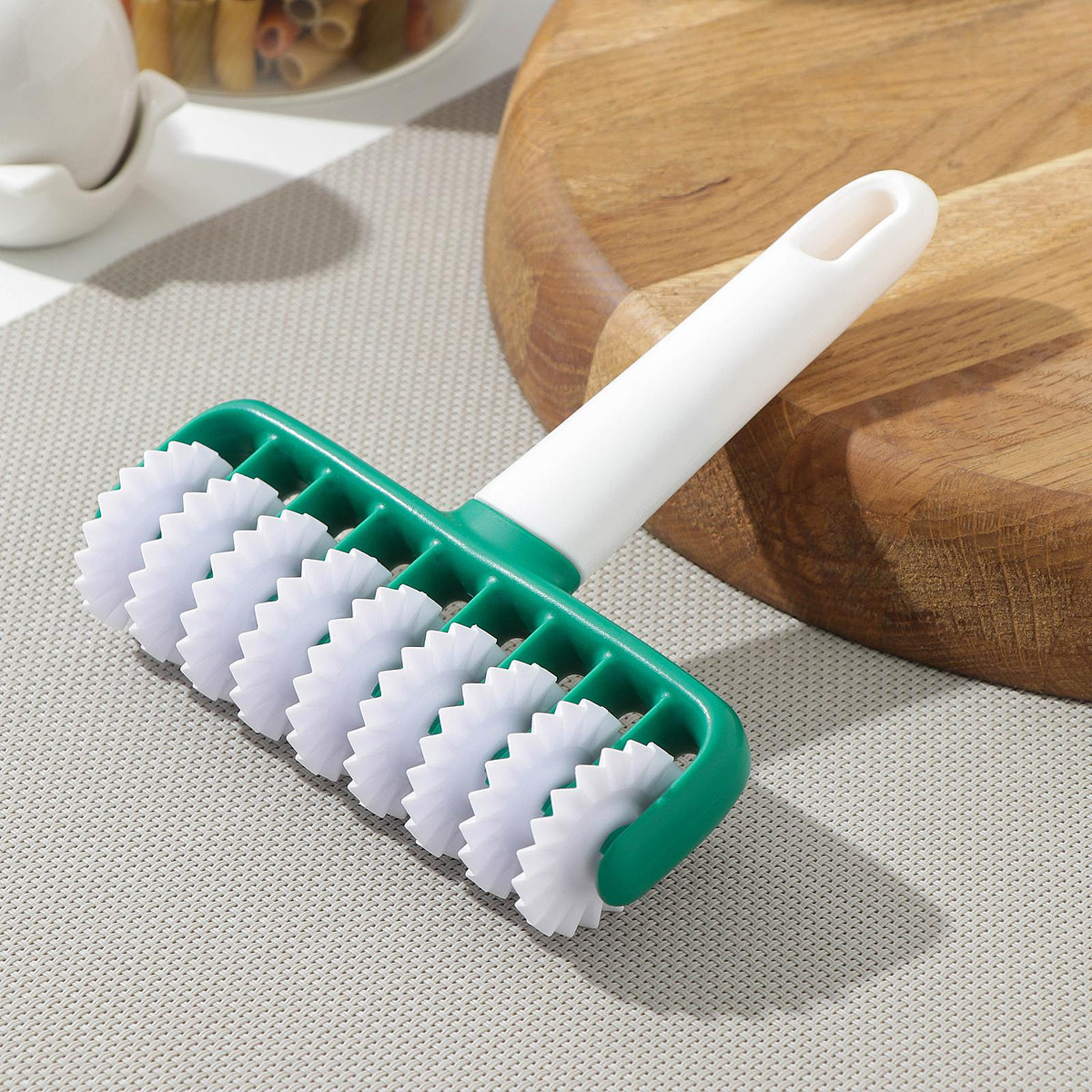 

Валик для нарезки теста konfinetta, Зеленый;белый