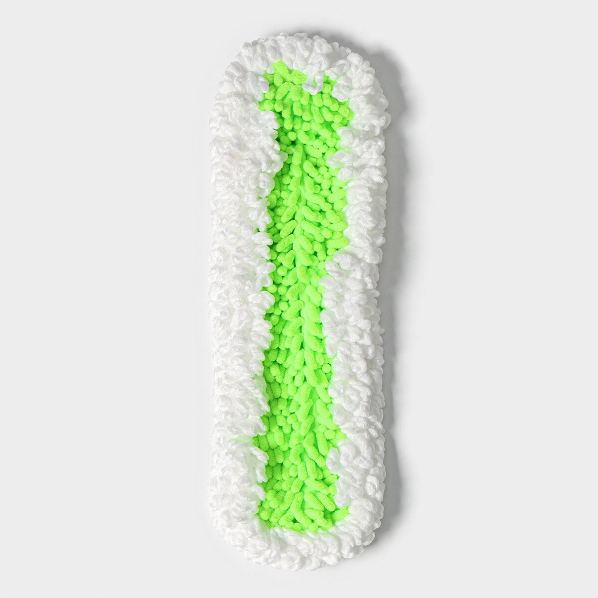 Насадка для плоской швабры с гибкими краями доляна, 38×8 см, 90 гр, микрофибра букли, цвет белый насадка для плоской швабры доляна 43×13 см микрофибра букли зеленый