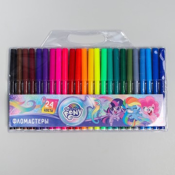 Фломастеры 24 цвета, my little pony