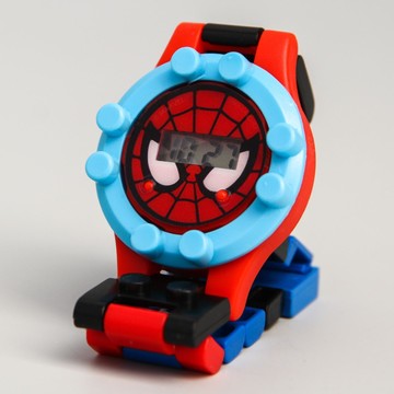 Часы наручные лего, человек-паук, с реме