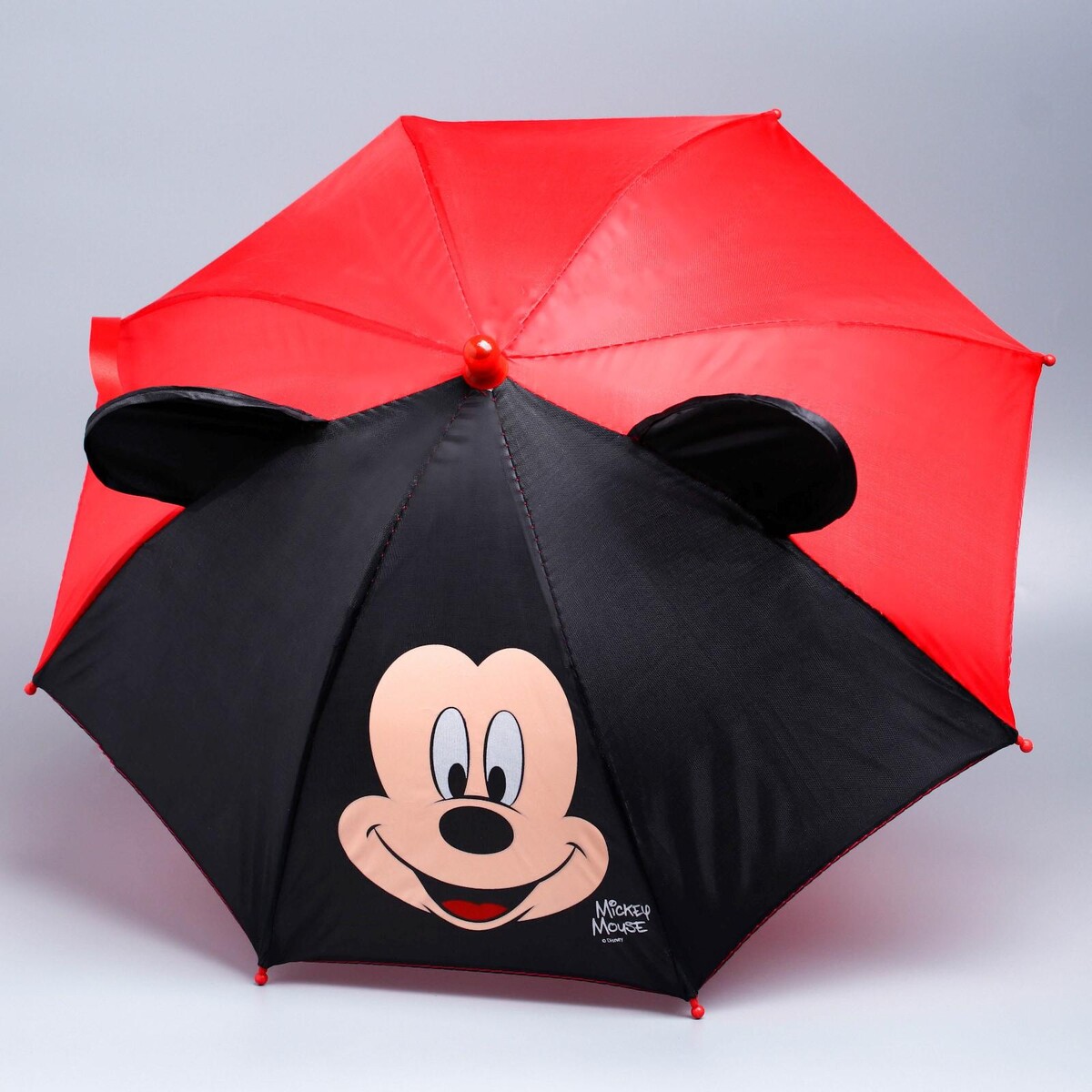 Зонт детский с ушами, d=52см, микки маус Disney