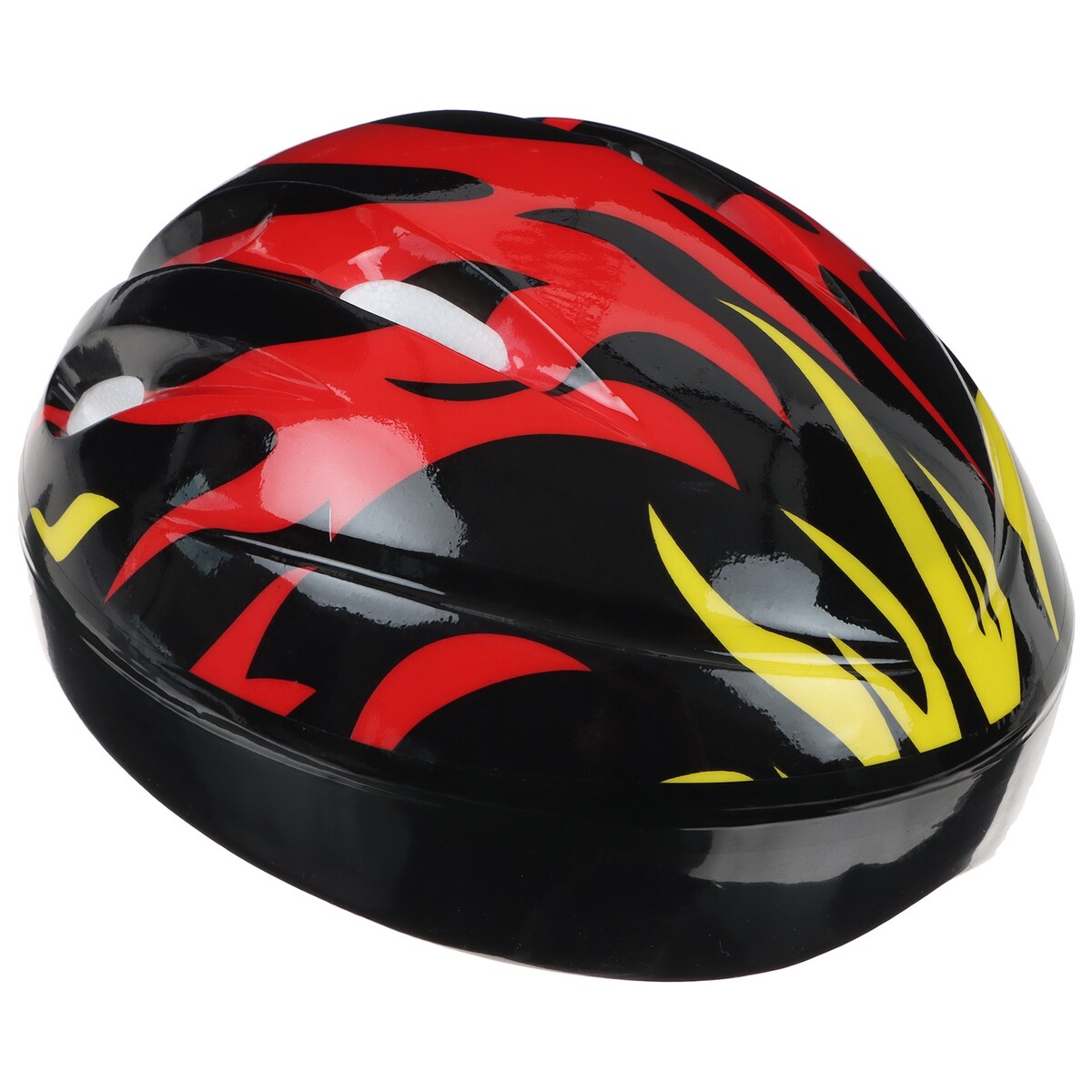 Шлем защитный детский onlytop ot-h6, обхват 52-54 см, цвет черный шлем детский lassie р s цв фиолетовые полосы 718729 4921 s