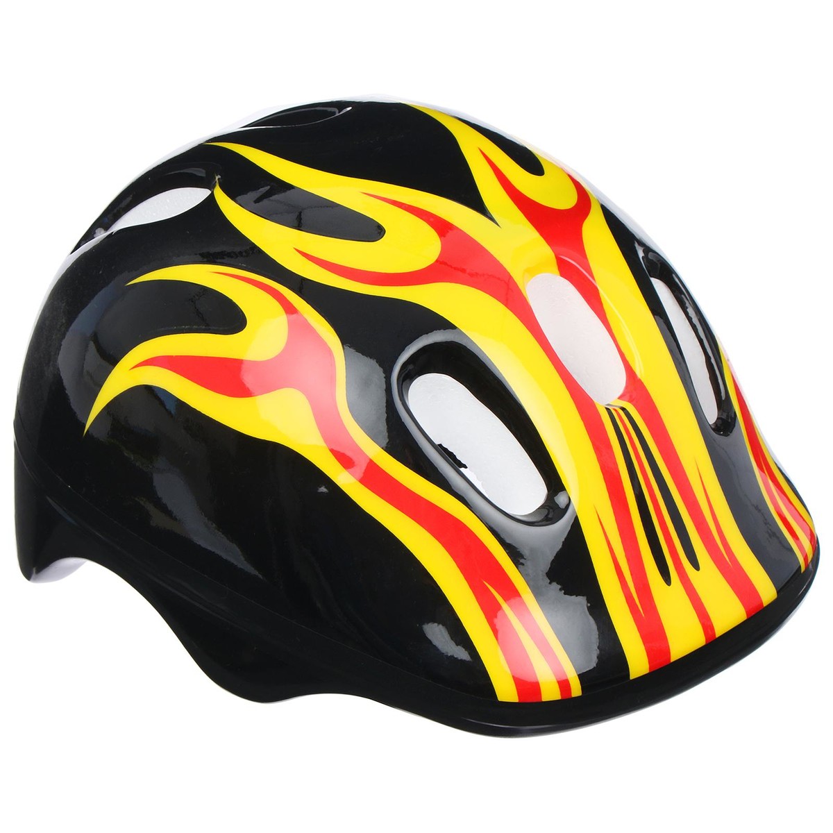Шлем защитный детский onlytop ot-h6, обхват 52-54 см, цвет черный alpina шлем защитный alpina pico flash a976271 зеленый ростовка 50 55 см