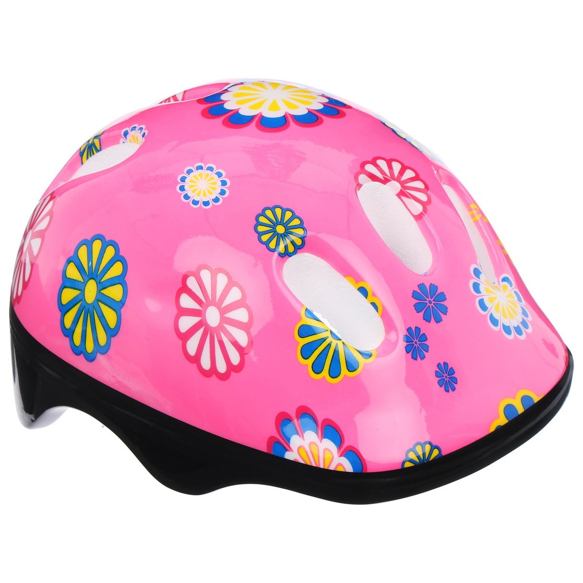 Шлем защитный детский onlytop ot-sh6, обхват 52-54 см, цвет розовый шлем защитный rollo pro дино m