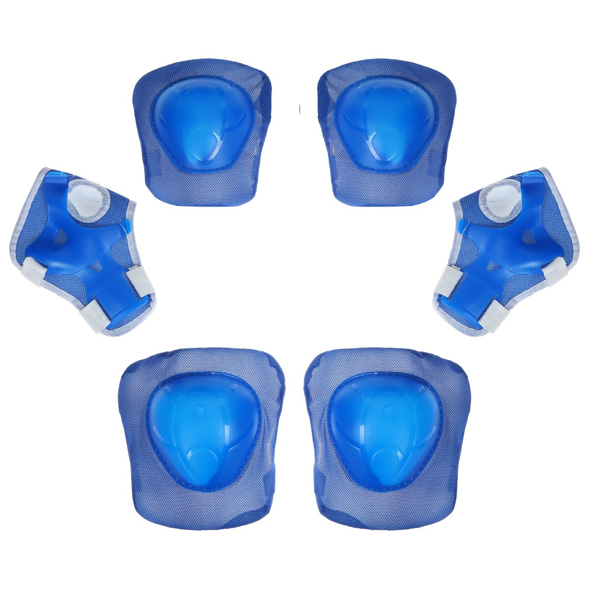 Защита роликовая onlytop, р. универсальный, цвет синий налокотники onlytop р m