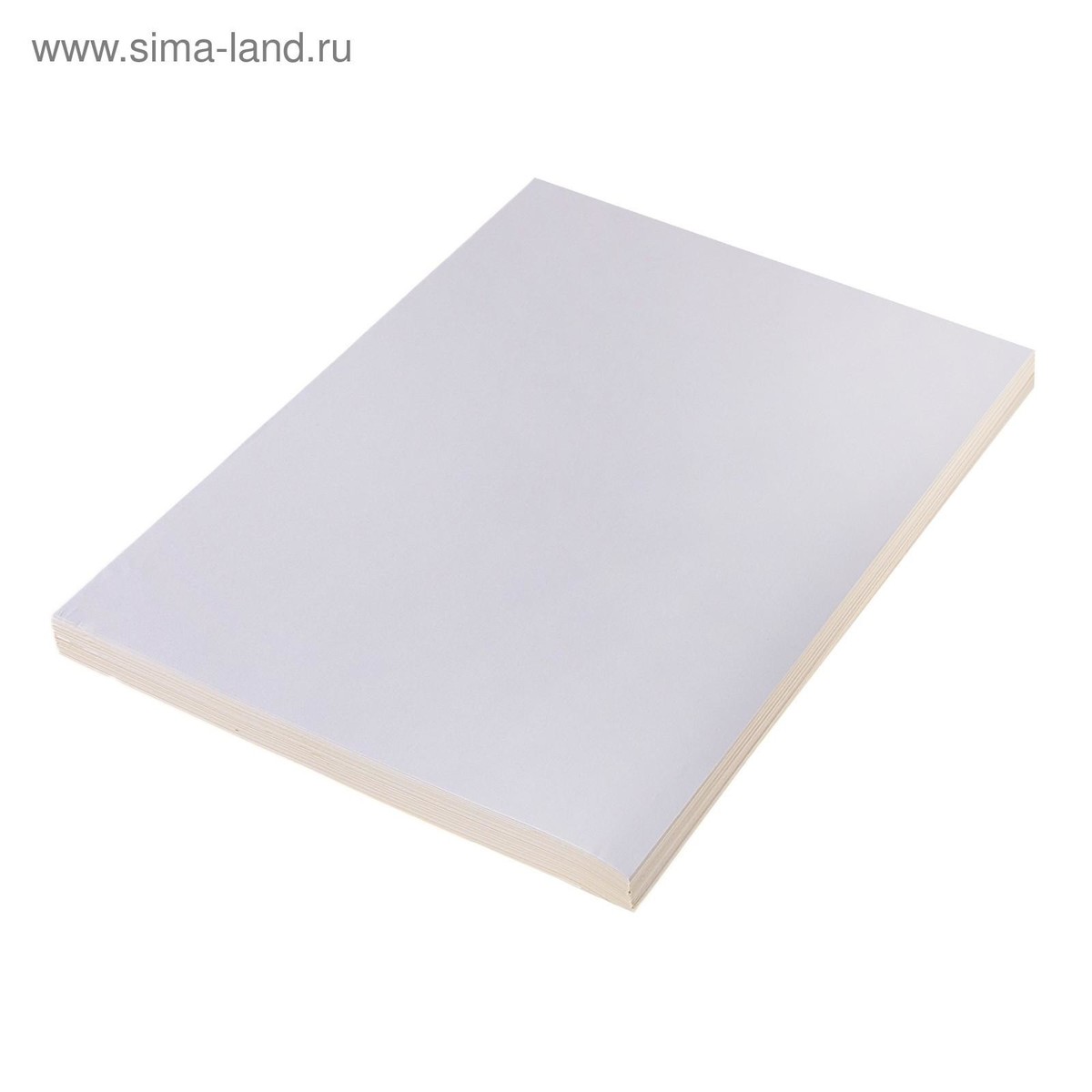 Бумага а4, 25 листов, 80 г/м, самоклеящаяся, белая матовая краска ярославские краски faktor акриловая фасадная влагостойкая матовая белая 6 кг