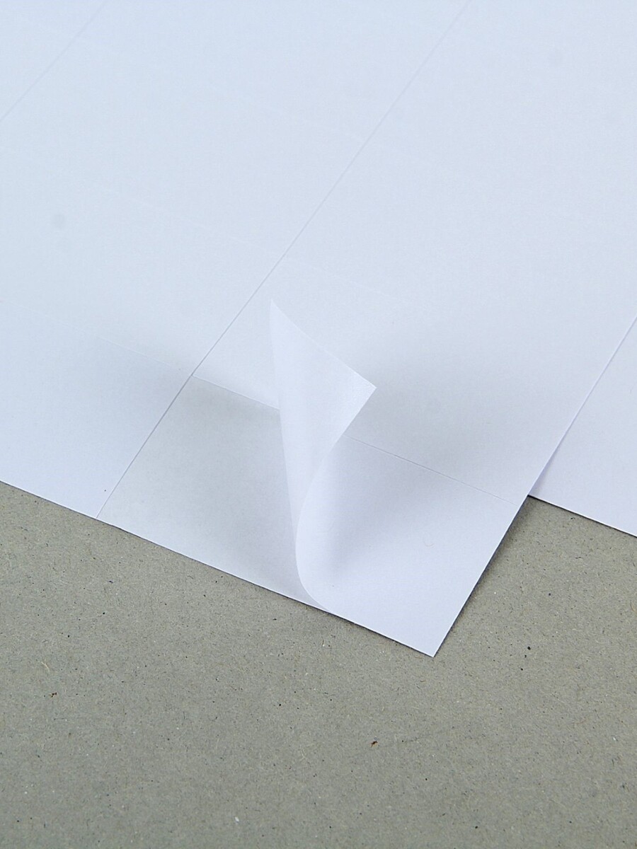 

Этикетки а4 самоклеящиеся, 100 листов, 80 г/м², на листе 40 этикеток размером 52.5×29.7 мм, матовые, белые, Белый