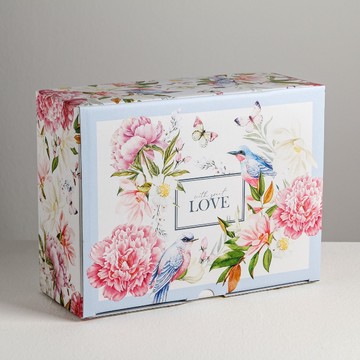 Коробка‒пенал love, 30 × 23 × 12 см