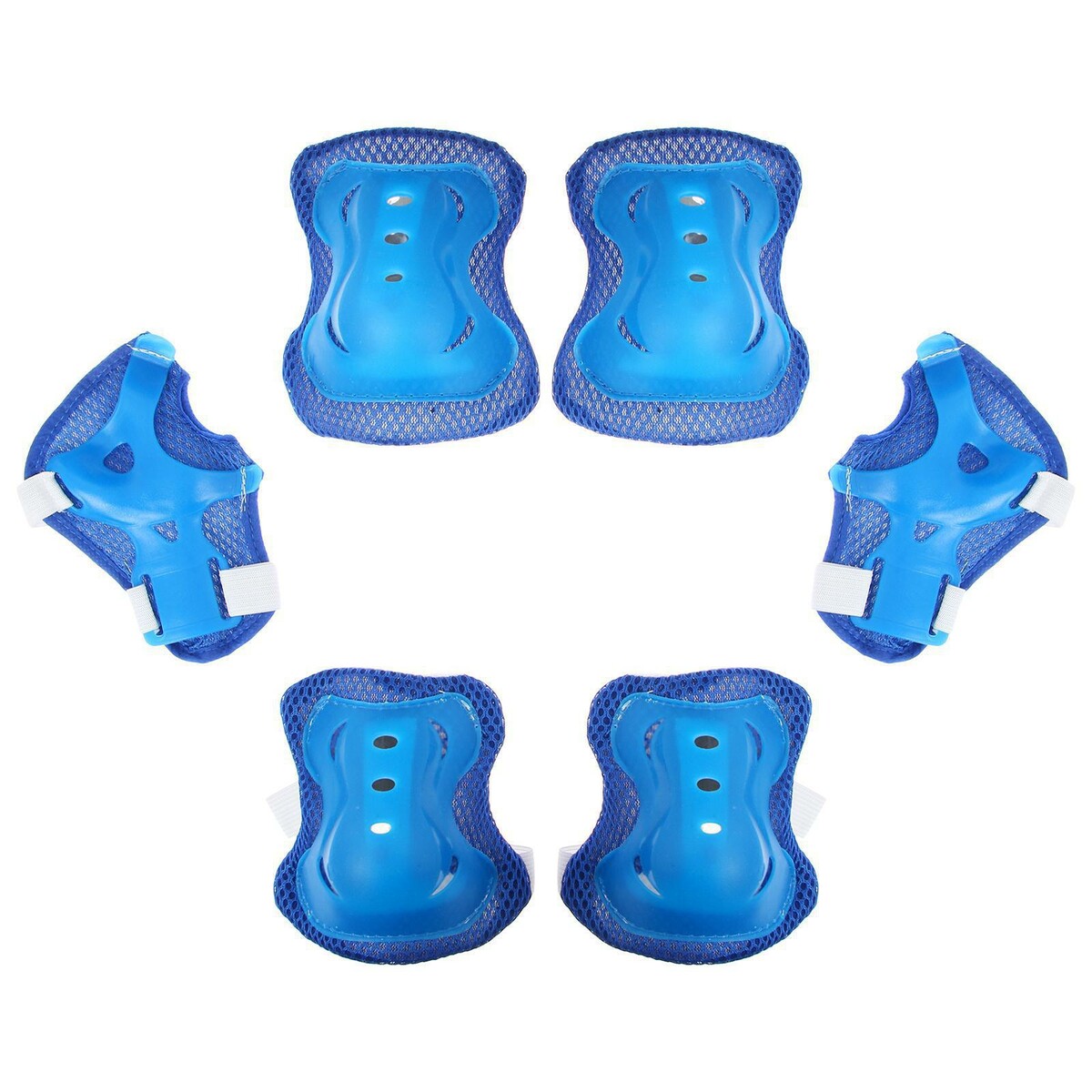 Защита роликовая onlytop, р. s, цвет синий комплект защиты компания друзей налокотники наколенники полуперчатки синий jb0208468