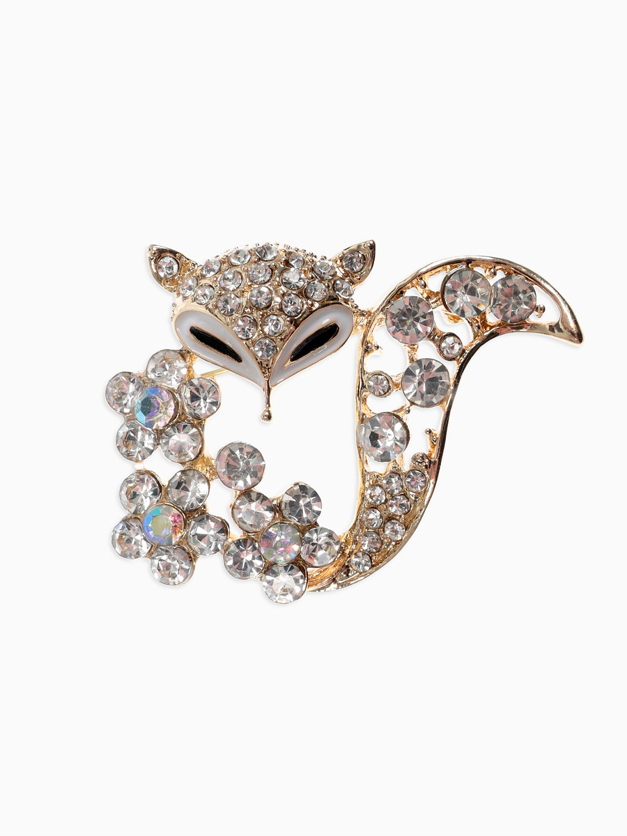 

Брошь, Белый