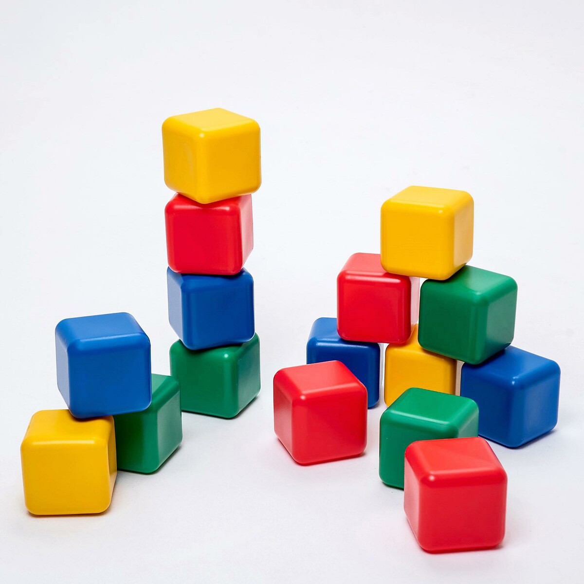 Набор цветных кубиков, 16 штук, 12 х 12 см не идеальная жизнь