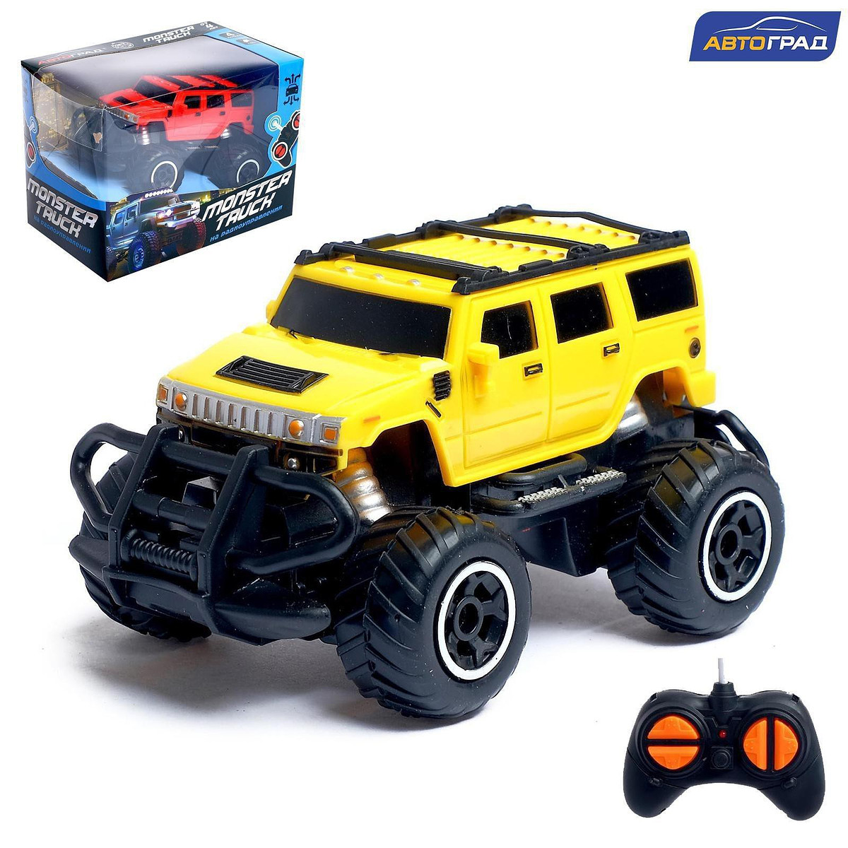 

Машинка на пульте управления, Желтый