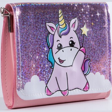 Сумка детская pink unicorn на клапане, ц