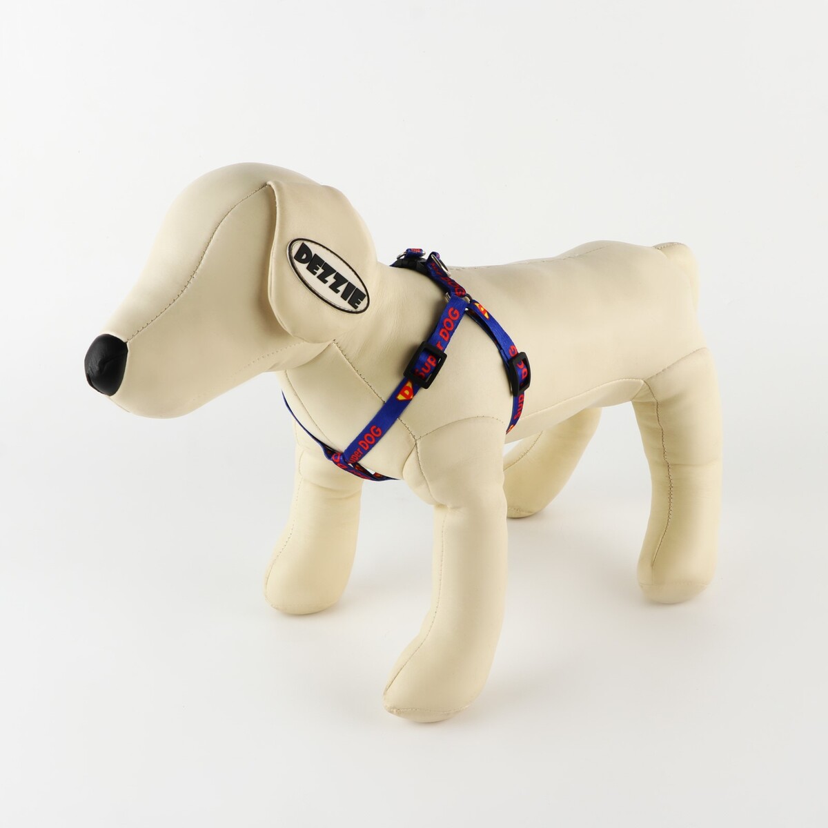 

Комплект super dog, шлейка 26-39 см, поводок 120х1 см, Синий