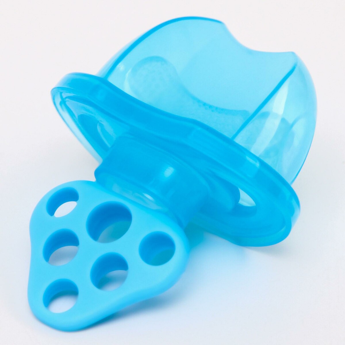 Прорезыватель силиконовый прорезыватель силиконовый для передних зубов синий с колпачком
