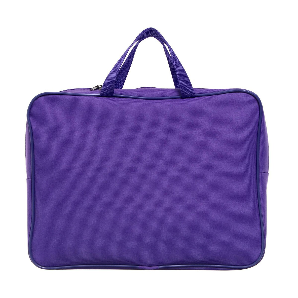 Папка с ручками а4, 360 х 270 х 80 мм, текстильная, внутренний карман, фиолетовый 1ш48 сумка для обуви на молнии наружный карман textura сиреневый фиолетовый