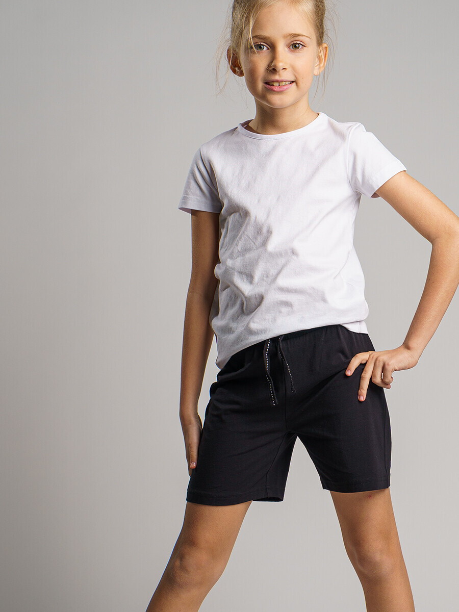 Комплект спортивный футболка шорты мешок костюм школьницы трикотажный мешочек