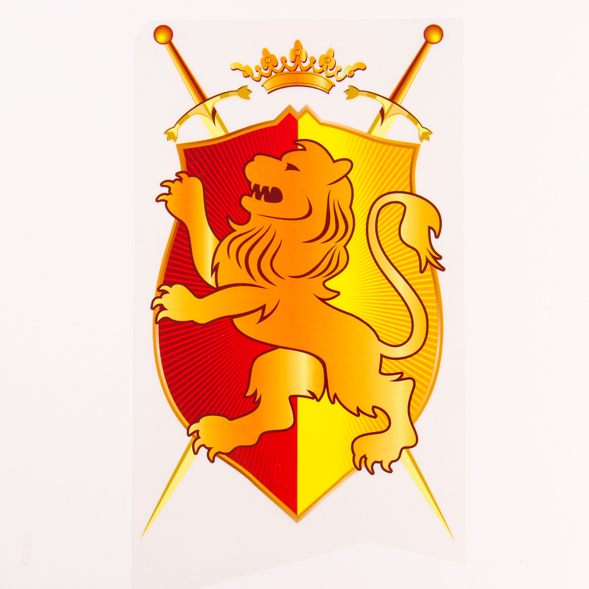 

Термонаклейка, Золотистый;красный