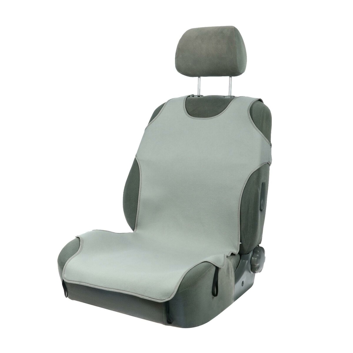 Чехол - майка torso на переднее сиденье, 110×44 см, серый, набор 2 шт