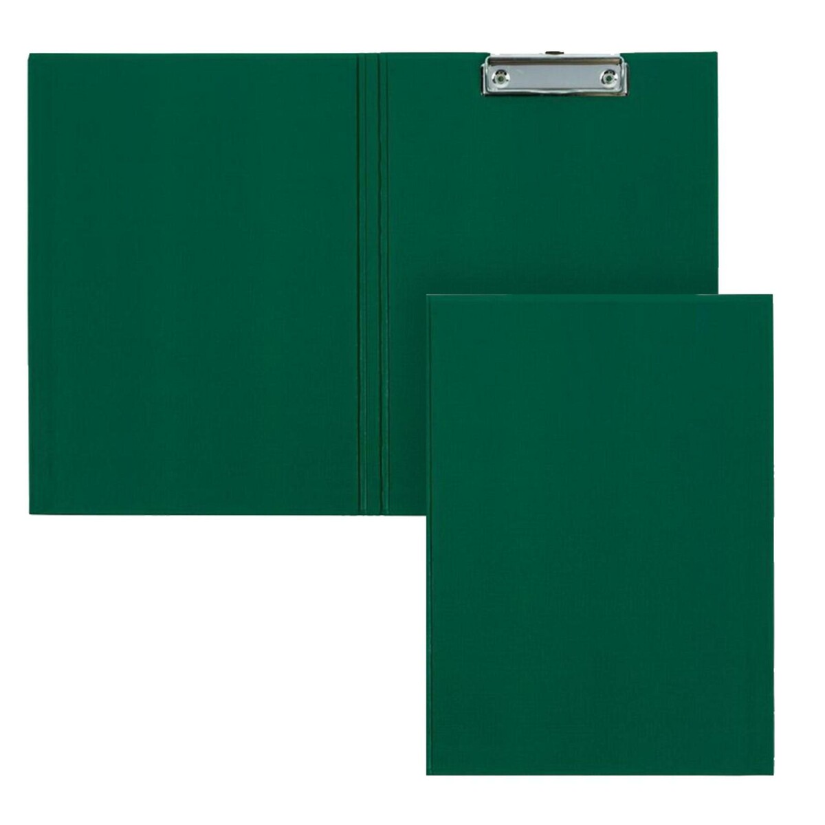Папка-планшет с зажимом а4, 2 мм, calligrata прочная, картон/бумвинил, зеленая (клипборд с крышкой) планшет с зажимом а3 420 x 320 мм покрыт высококачественным бумвинилом красный клипборд