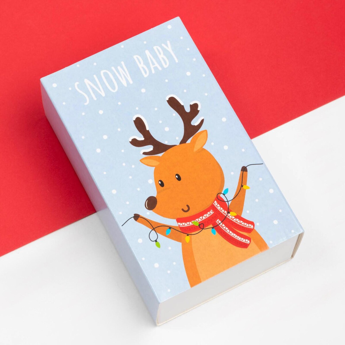 Носки 877624 Белый, голубой, красный, размер 14, фото 3