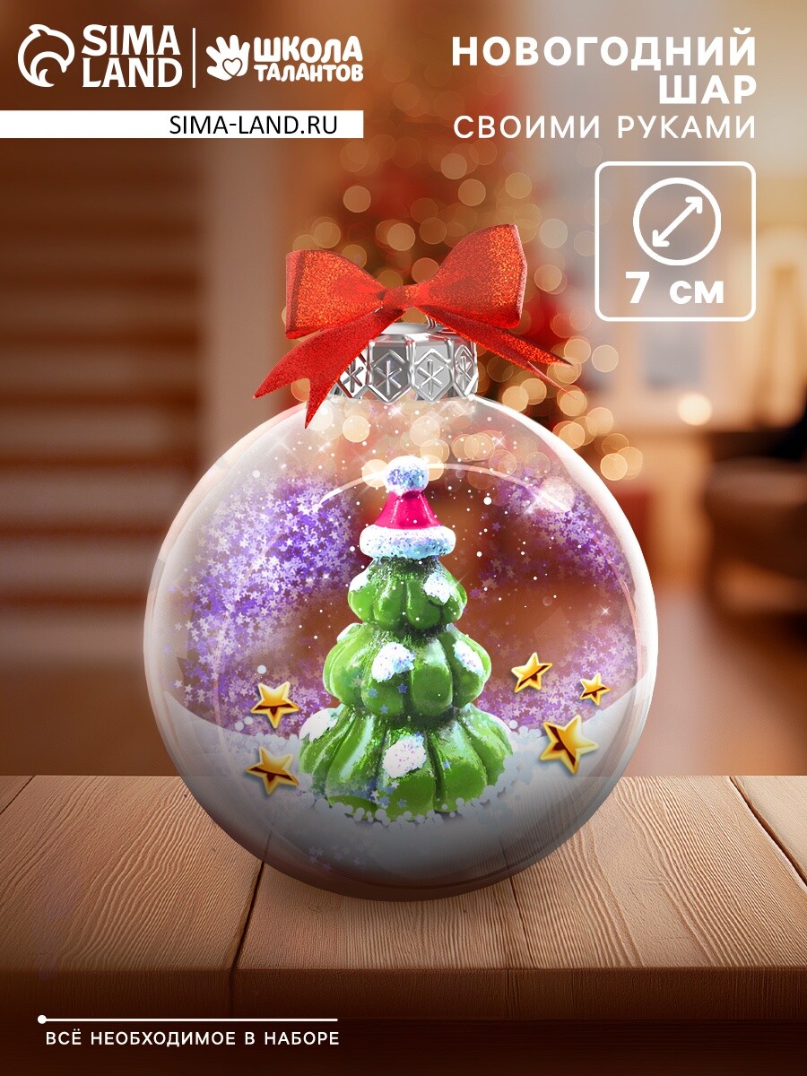 

Ёлочный шар своими руками