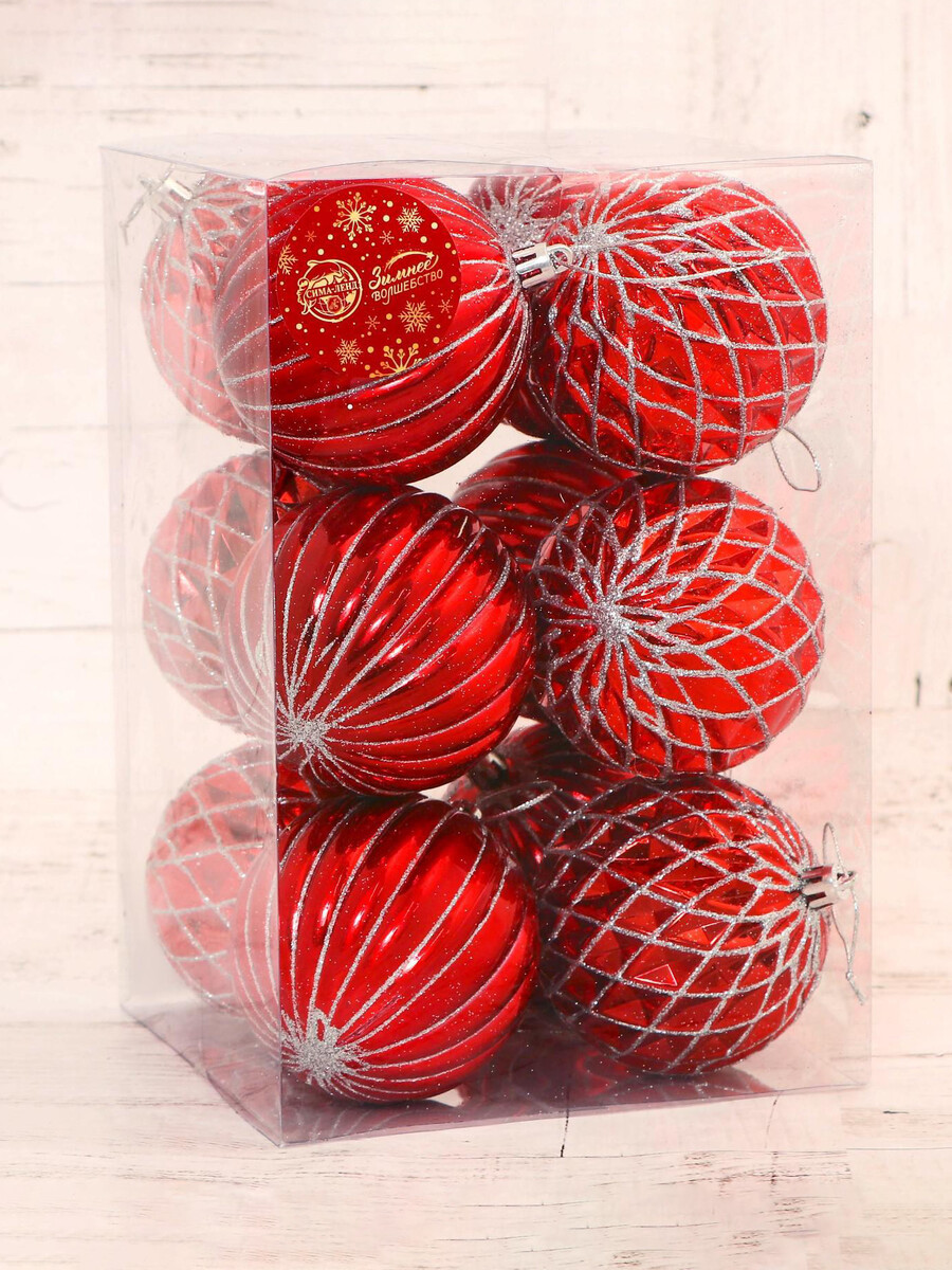 

Ёлочные игрушки, Красный