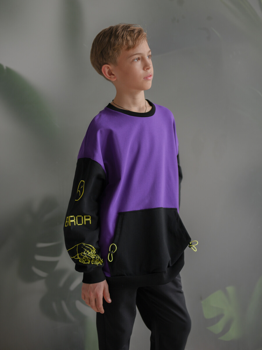 

Свитшот, Фиолетовый;глубокий фиолетовый